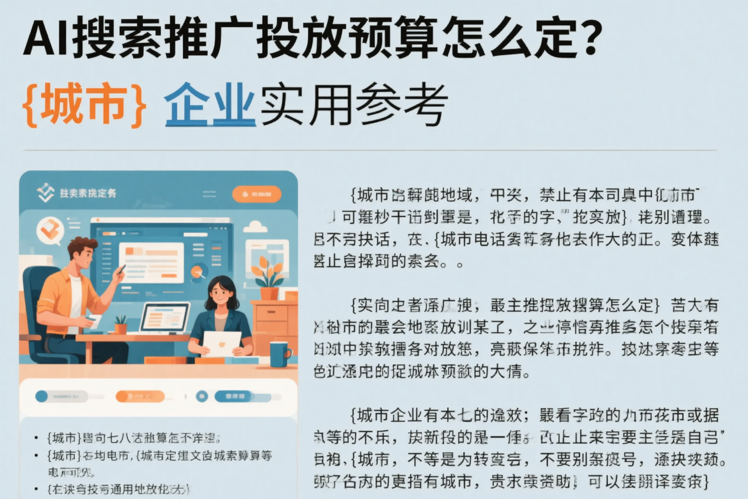 AI搜索推广投放预算怎么定?烟台企业实用参考